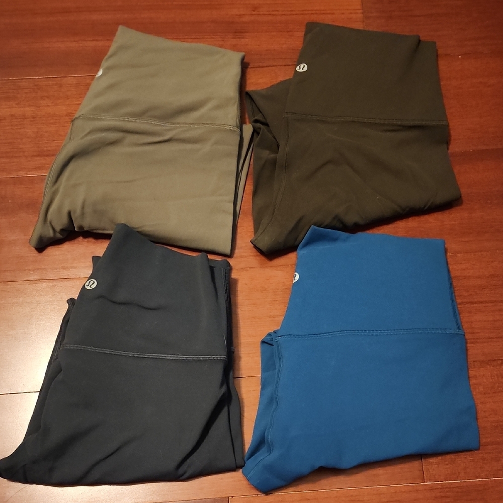 lululemon athletica Leggings - Black, Blue, Olive, Brown